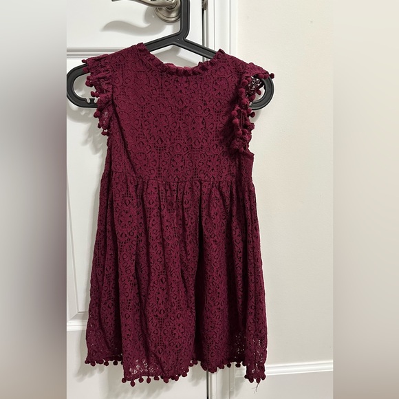 Girl Vintage Lace Flower Girl Dress size 7-8 years - Picture 2 of 4